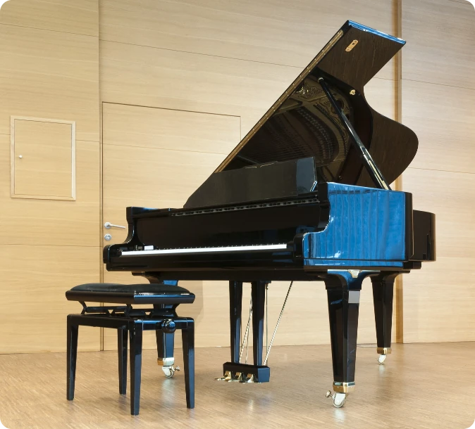 Pianos de armário e pianos de cauda